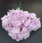 Buchet cu hortensii artificiale roz, flori mari 52cm