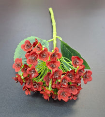 Fir Hortensie artificială vișiniu închis – 32cm