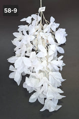 Ramură artificială decorativă - 92cm flori albe