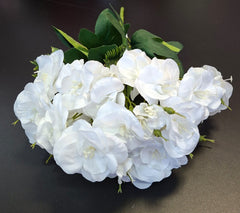 Buchet artificial iasomie flori albe – 25 cm