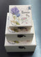 Cutii din lemn 3/set DR078