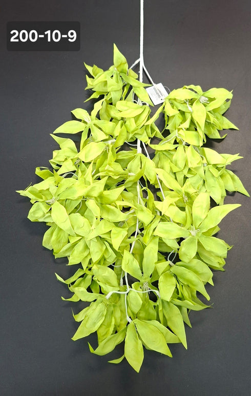 Ramură decorativă artificială verde lime - 90cm