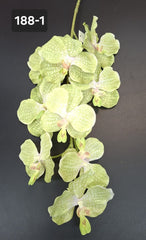 Orhidee artificială Vanda verde lime 90cm – flori mari
