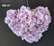 Buchet cu hortensii artificiale mov prăfuit - 52cm