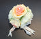 Clame capete trandafiriivory si somon artificiali 12/set
