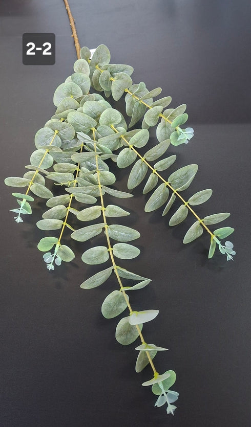 Ramură artificială de eucalipt verde deschis 95cm – Plantă decorativă