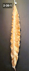 Frunză decorativă aurie artificială - 84cm