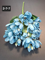 Flori artificiale de salcâm albastre - 32cm