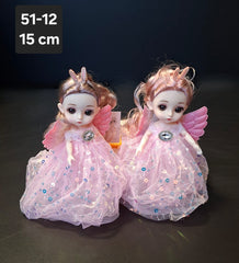 Păpuși Îngeraș cu Rochie Roz - 15cm 10/set