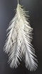 Frunză Decorativă Artificială 104cm Alb – Ramură Tip Palmier Elegantă