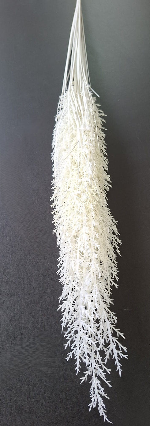 Pampas Artificial 110cm Alb Pur – Decor Elegant Lung Tip Iarbă Ornamentala