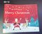 Covoraș de Crăciun Decorativ, Model Moș Crăciun cu Reni, „Merry Christmas”- 49x79cm