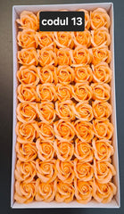 Trandafiri pasta de sapun sapun, 5cm, cutie 50 buc