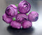 Buchet cu bujori artificiali mov inchis – 7 flori 24cm