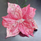 Crăciunițe artificiale roz – flori decorative elegante 24/set