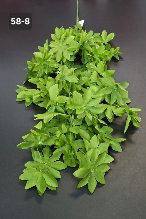 Ramură decorativă artificială verde - 110cm