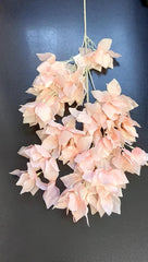 Fir glicină artificială roz pal 100 cm – flori decorative curgătoare din material textil