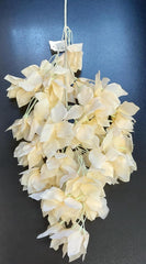 Fir glicină artificială crem 100 cm – flori decorative curgătoare din material textil