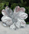 Flori Crăciun decorative argintii – ornament brad și aranjamente - 10/set
