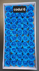 Trandafiri pasta de sapun sapun, 5cm, cutie 50 buc