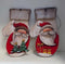 Mănuși decorative Moș Crăciun – din lemn, decor de perete sau brad 4/set 14cm