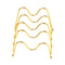 Lve Suport Farfurii Inox Auriu 6 Separatoare 462-3 60/bax