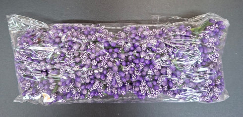 Flori din plastic - Stamine 144/set mov