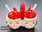 Set condimentar decor ceramic Crăciun dublu - 12x15cm