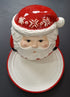 Bombonieră decor ceramic Crăciun cu capac - 12x17cm