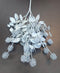 Fir decorativ artificial gri deschis - 65cm