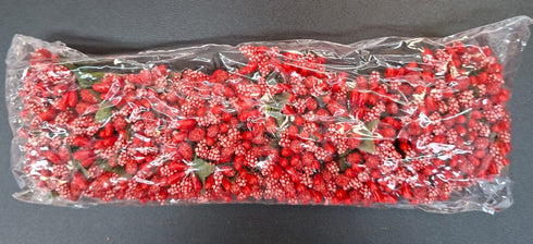 Flori din plastic - Stamine 144/set rosu