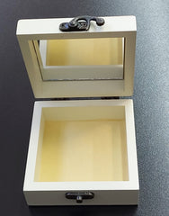 Cutie din lemn cu oglinda DR086