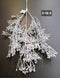 Crenguță decorativă argintie - 70cm