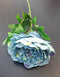 Fir bujor artificial albastru - 70cm