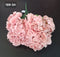 Buchet cu hortensii artificiale roz somon - 52cm
