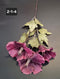 Buchet artificial gladiole bordo – 3 flori decorative