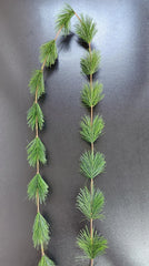 Ghirlandă brad artificial verde Crăciun 1.4m – set 10 buc