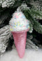 Înghețată decorativă roz pastel Candy Land – 16cm set 10 bucati