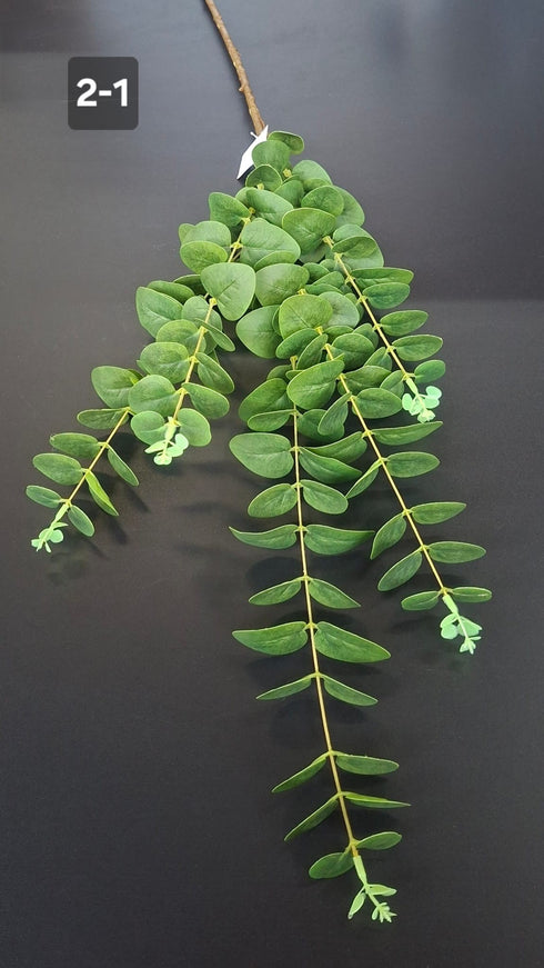 Ramură artificială de eucalipt verde 95cm – Plantă decorativă