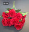 Buchet artificial de garoafe roșii - 45cm 11 flori