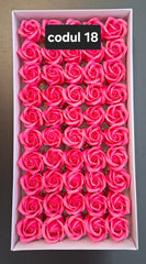 Trandafiri pasta de sapun sapun, 5cm, cutie 50 buc