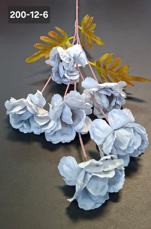 Ramură decorativă artificială bleu - 77cm