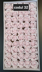 Trandafiri pasta de sapun sapun, 5cm, cutie 50 buc