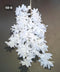 Ramură decorativă artificială albă - 110cm