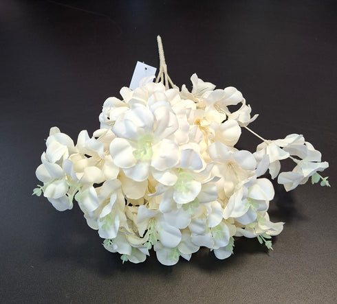 Buchet flori artificiale wisteria crem – 45cm aspect natural, elegant