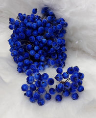 Bobite decorative Crăciun albastre înghețate – set 400 buc