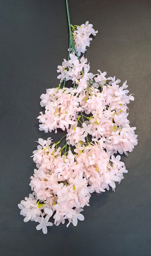 Floare artificială roz pudră - 95cm
