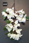Ramură artificială decorativă - 77cm bougainvillea ivoire