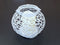 Felinar decorativ alb din metal cu lumânare LED – model rotund elegant