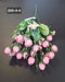 Buchet Bogat cu Boboci de Trandafiri roz 30cm – Flori Artificiale Decorative